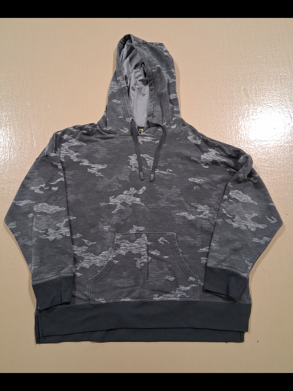 Athletic Works Gray Camo Pullover Hoodie